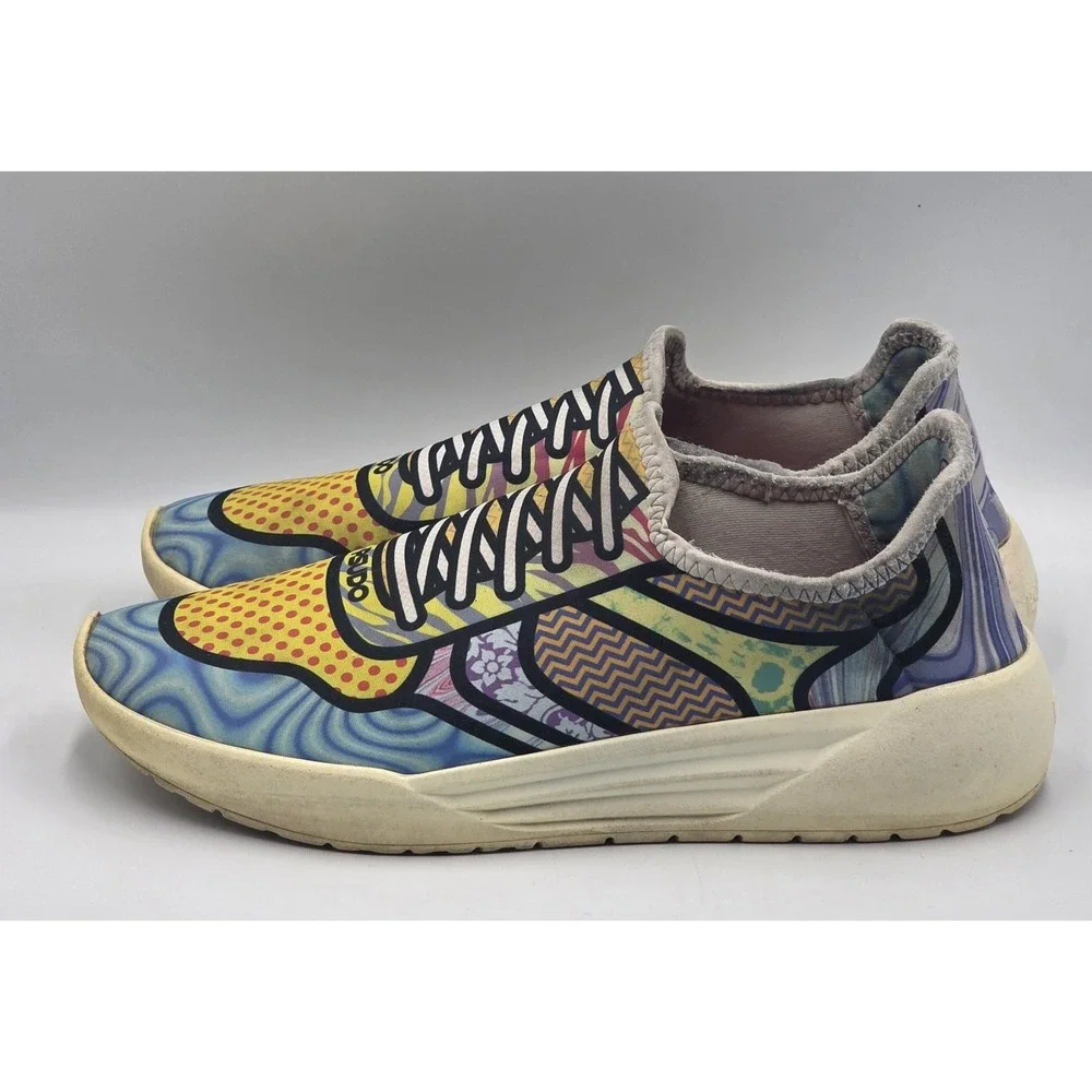 PSUDO Mens Court Slip‎ On Sneakers Cosmic USA Made Size 11 Lightweight Vegan